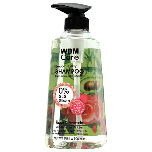 Restores Damage Hair Shampoo - Rose & Avocado - 16.9 fl oz | WBM CARE
